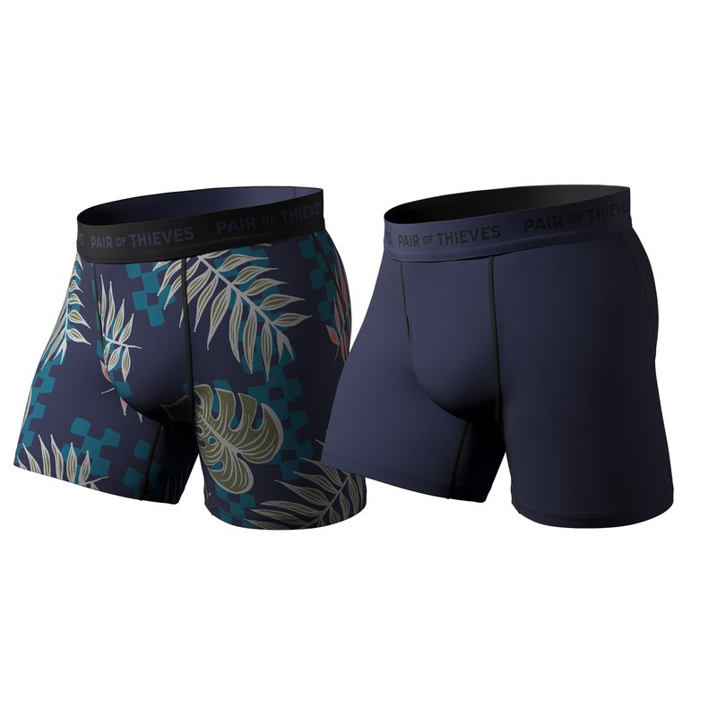 Pair Of Thieves Men's Super Fit Tropical Boxer Brief 2-pack