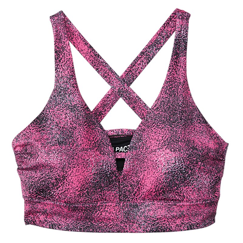 3 Paces Women's Lisa Printed Caged Sports Bra, Women's Sports Bras