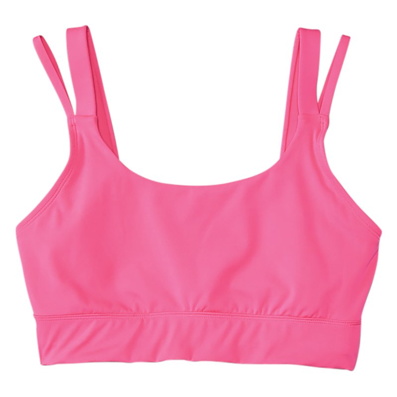 3 Paces Women's Lindsay Solid Strappy Sports Bra