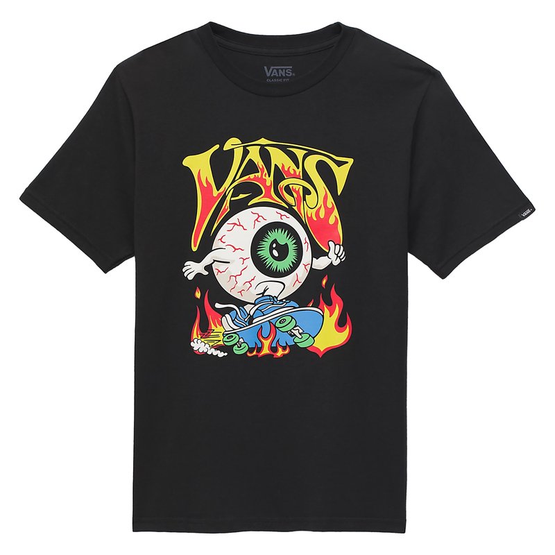 Vans Big Boys' Eyeballie Tee - Graveyard No Store/wev Inventory