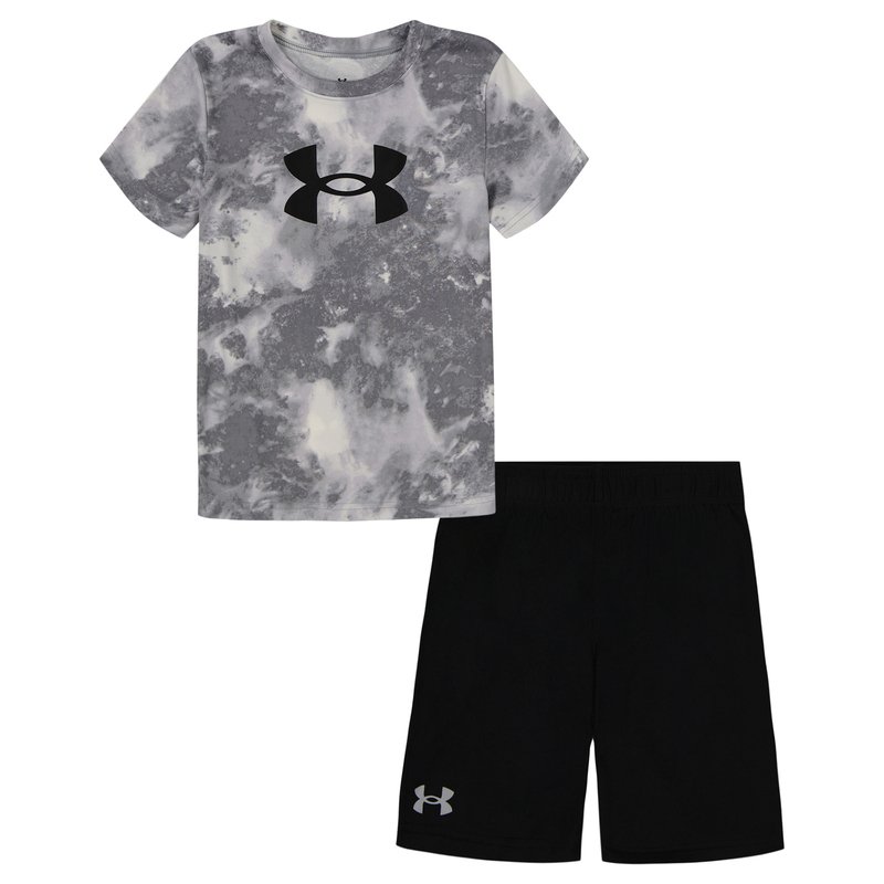 Under Armour Little Boys Printed Short Set Little Boys Clothing Sets Kids Shop Your Navy Exchange Official Site