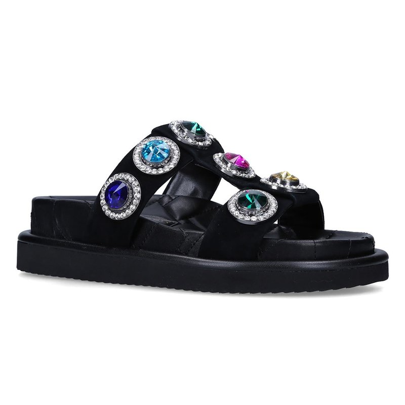 Kurt geiger navy best sale sandals