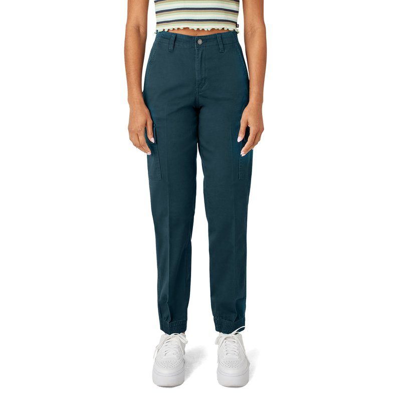 Dickies Women s High Rise Elastic Jogger Pants Women s Surf Skate Pants Joggers Women s Shop Your Navy Exchange Official Site