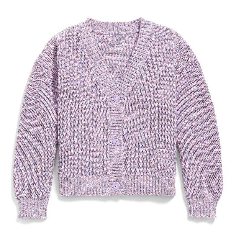 Old Navy Big Girls Space Dye Cardigan Big Girls Sweaters Apparel Shop Your Navy Exchange Official Site