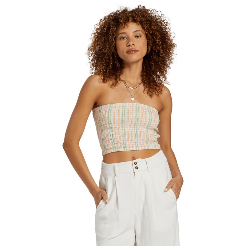 Billabong Women s Keep It Simple Printed Knit Tank Top Surf Skate Tanks Sleeveless Tops Women s Shop Your Navy Exchange Official Site