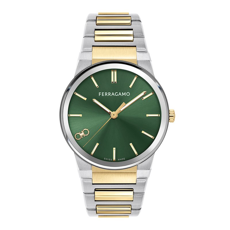 Salvatore Ferragamo Men's Infinity Sapphire Sunray Dial