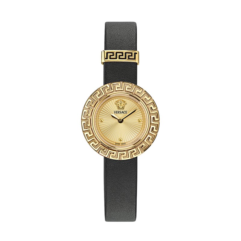 Versace women's leather watch new arrivals