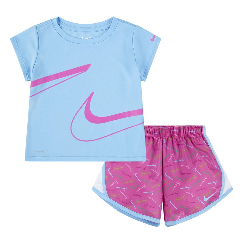 Nike Toddler Girls Swoosh Logo Temp Short Sets Toddler Girls Clothing Sets Apparel Shop Your Navy Exchange Official Site