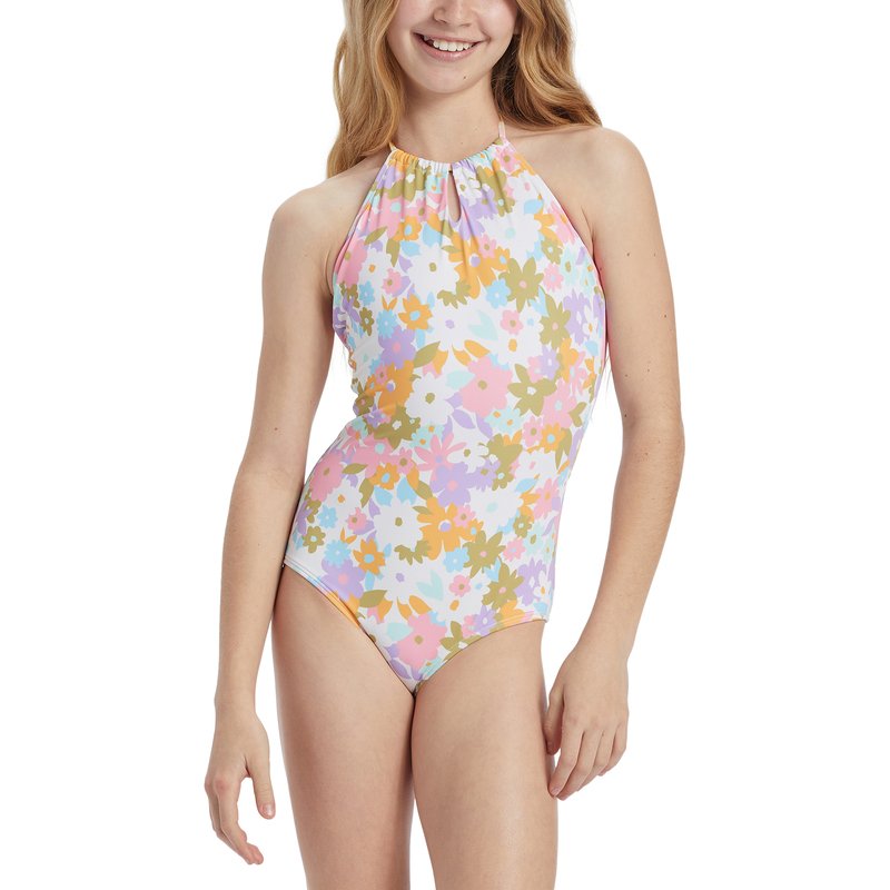 Billabong Big Girls Sun Kissed 1 piece Swimsuit Big Girls One piece Swimwear Apparel Shop Your Navy Exchange Official Site