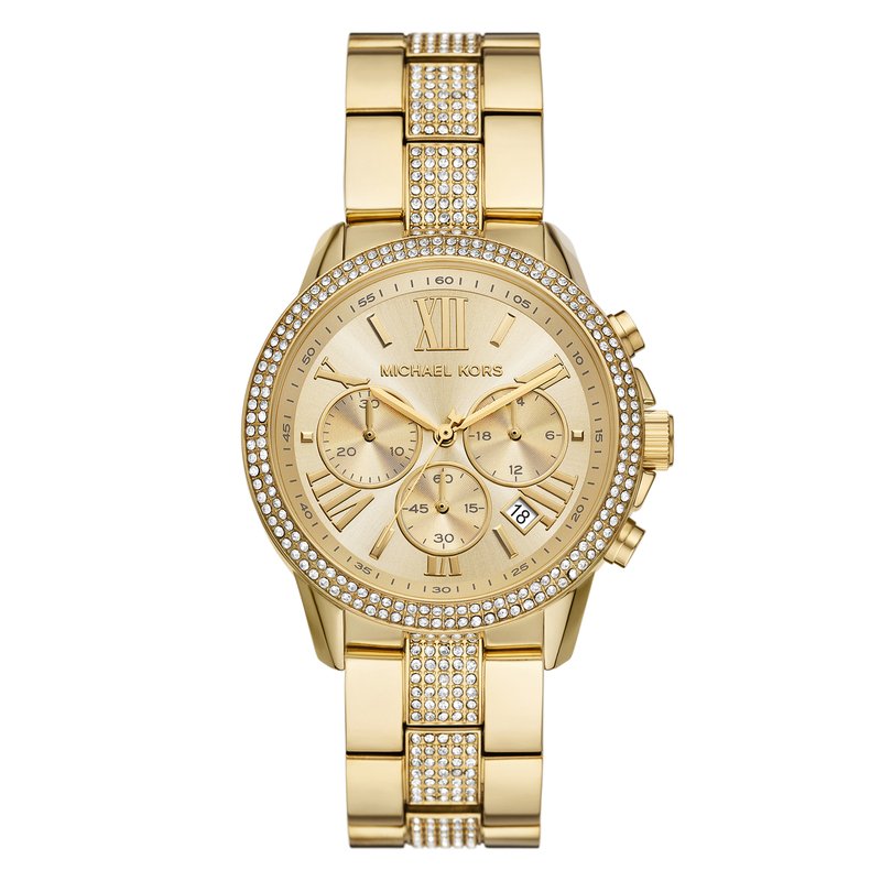 Michael Kors Women s Bryn Pave Bracelet Watch Women s Watches Women s Shop Your Navy Exchange Official Site
