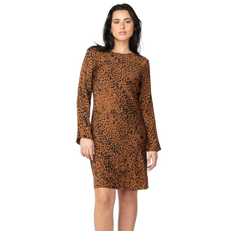Black Tape Women s Leopard Print Mini Dress Women s Dresses Jumpsuits Rompers Apparel Shop Your Navy Exchange Official Site