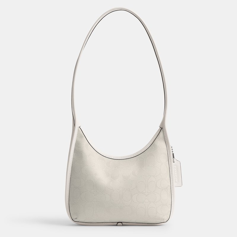 Coach The Coach Originals Signature Jacquard Curve Zip Bag