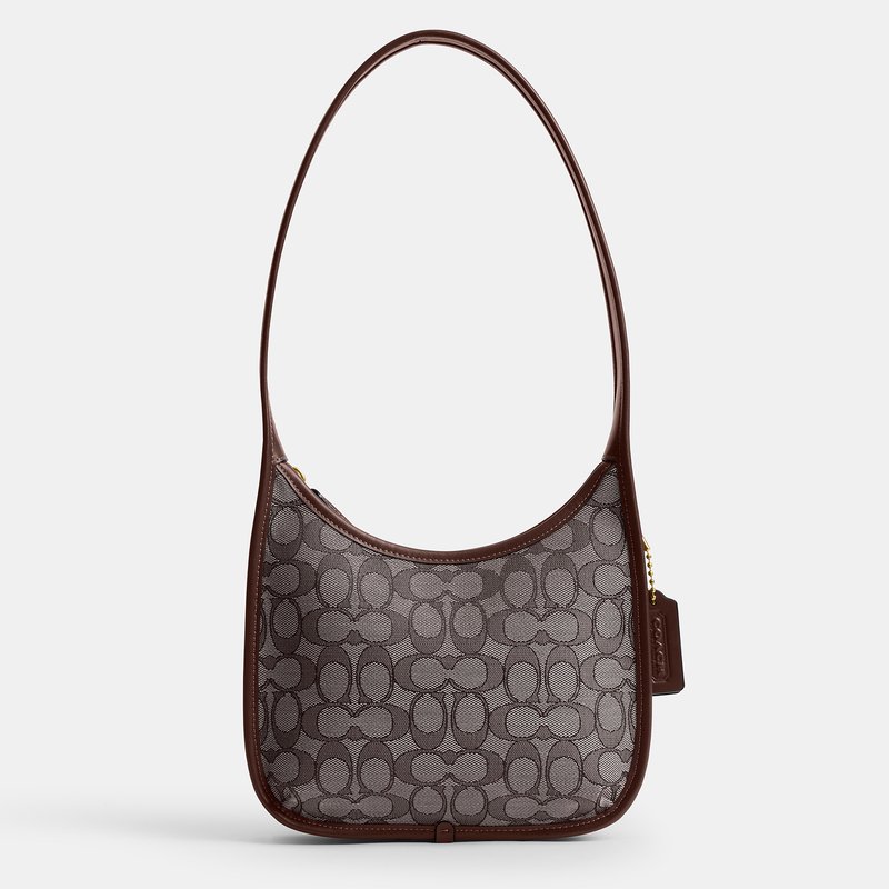 Coach The Coach Originals Signature Jacquard Curve Zip Bag