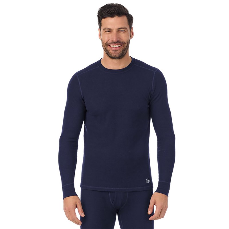 Climatesmart Men's Waffle Mid-weight Long Sleeve Thermal Top