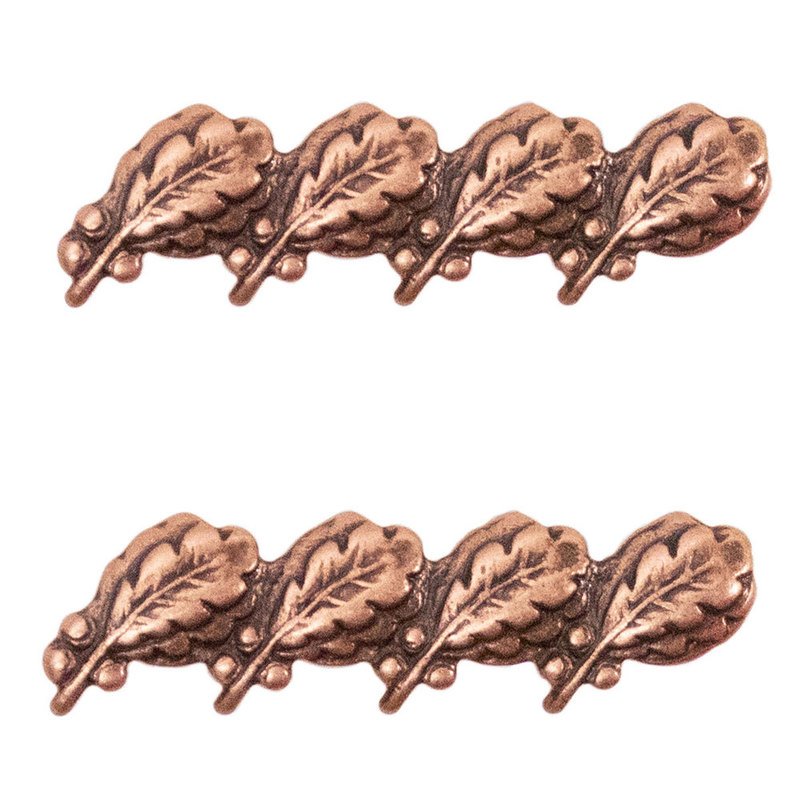 Attachment Bronze Oak Leaf Cluster 4 On A Bar Ribbon Attachments