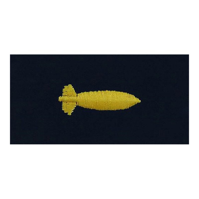 Navy Coverall Collar Device Cwo Underwater Ordinance Collar Devices