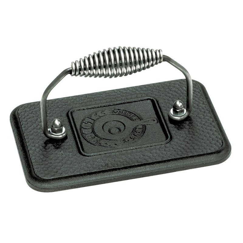 1pc Smash Burger Press, Bacon Press for Griddle, Round Cast Iron