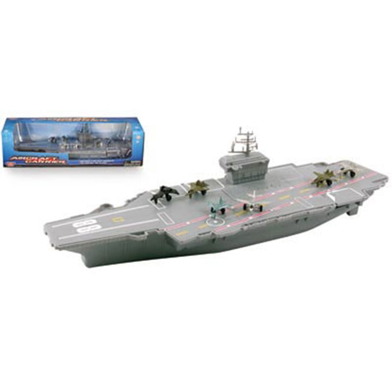 Aircraft carrier toy top set
