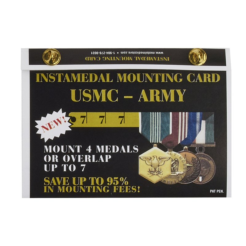 Usmc Instamedal 5-7 Large Medal Mounting Bar Kit (usmc), Guides For  Mounting Ribbons And Medals