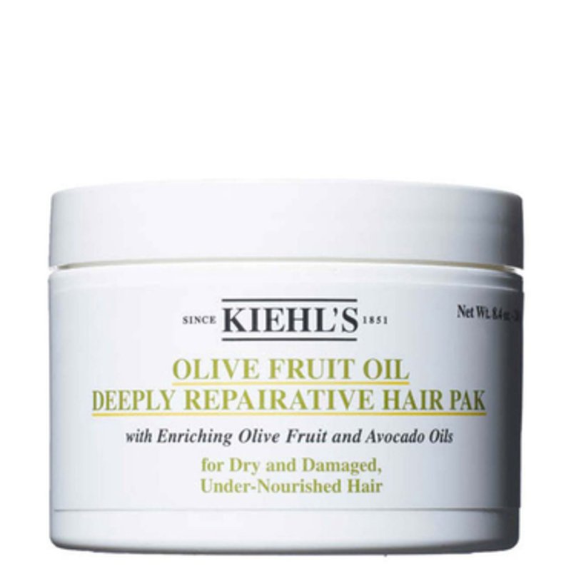 Kiehl's Olive Fruit Oil Reparative Hair Pak 8oz Hair Styling Products And Treatments Beauty