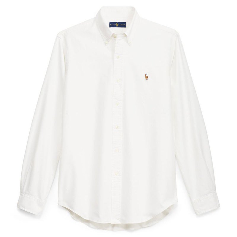 leeg Onschuldig doden Polo Ralph Lauren Men's Long Sleeve Oxford Sport Shirt | Men's Tops |  Apparel - Shop Your Navy Exchange - Official Site