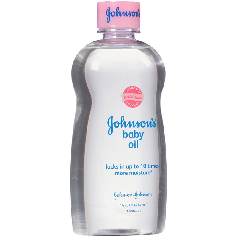  Johnson's Baby Baby Oil, Pure Mineral Oil to Prevent Moisture  Loss, Hypoallergenic, Original 3 fl. oz : Baby