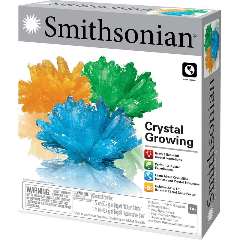 Smithsonian Crystal Growing Kit - Electronic Crystals