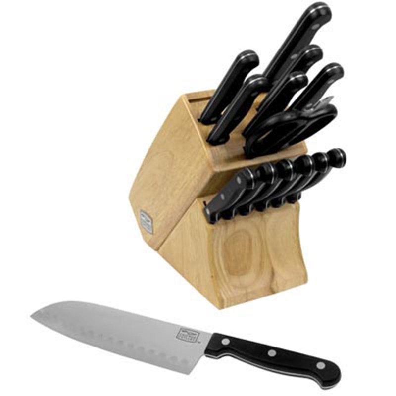 Chicago Cutlery Essentials 15-piece Cutlery Block Set, Cutlery Sets &  Knives