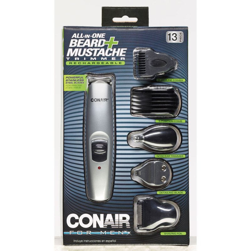 conair beard and mustache trimmer instructions