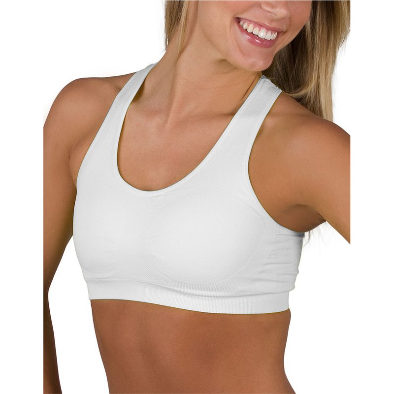 Jockey Mid Impact Removable Cup Seamless Sports Bra