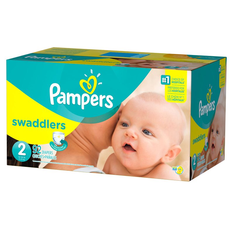 size 2 pampers swaddlers