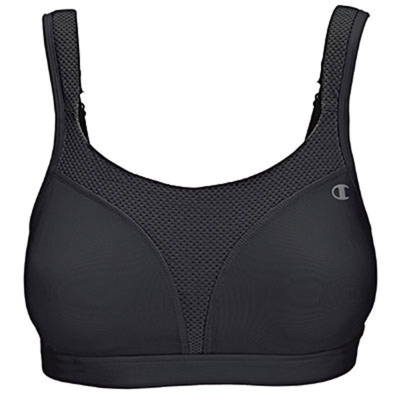 Champ Spot Comfort Bra Blk, Women's Sports Bras