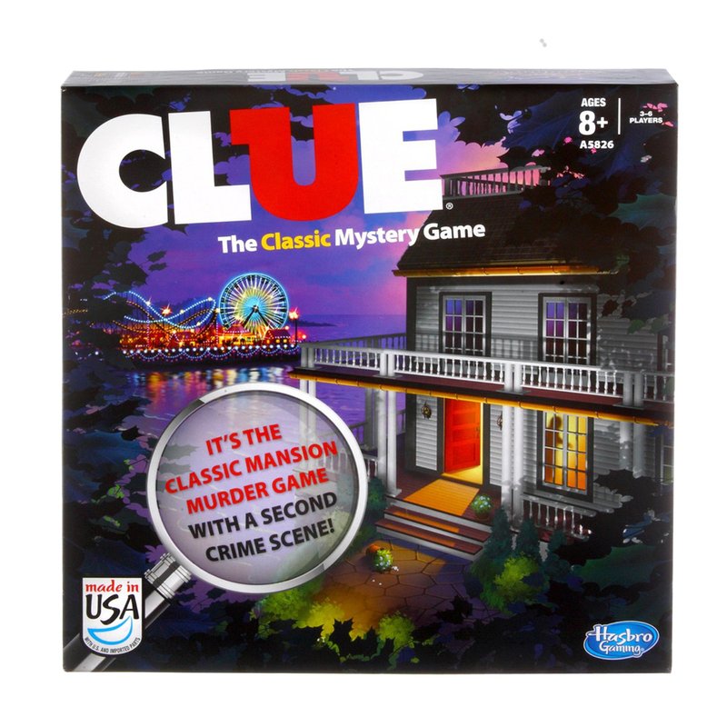 Clue Board Game, Mystery Games for 2-6 Players, Family Games for