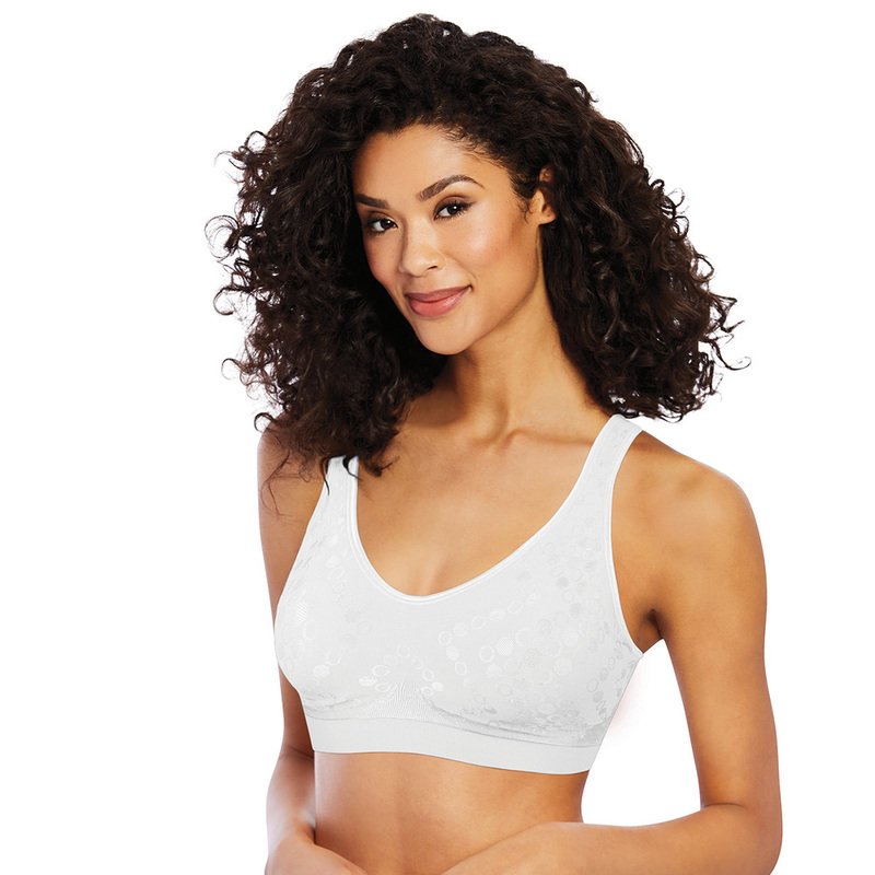 Bali womens Comfort Revolution Shaping Wirefree bras, White - Import It All