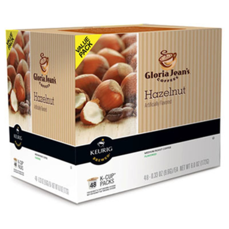 Gloria Jean s Coffee Hazelnut K cup Pods 48 count K cup Pods Everyday Home Shop Your Navy Exchange Official Site