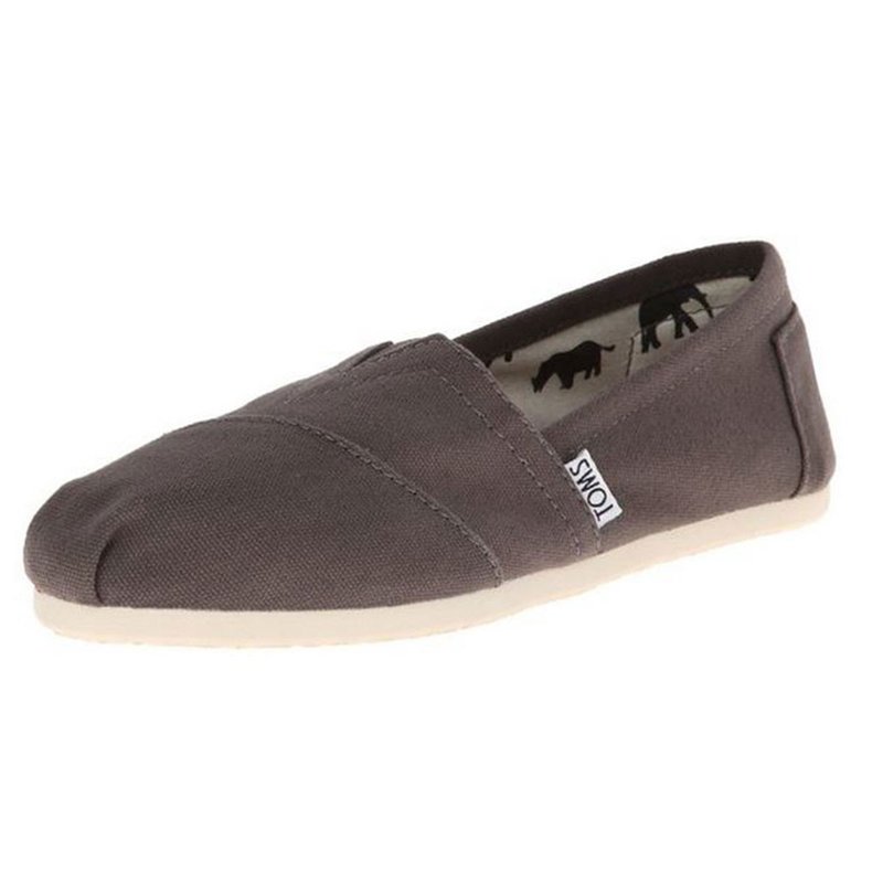 canvas slip on flats