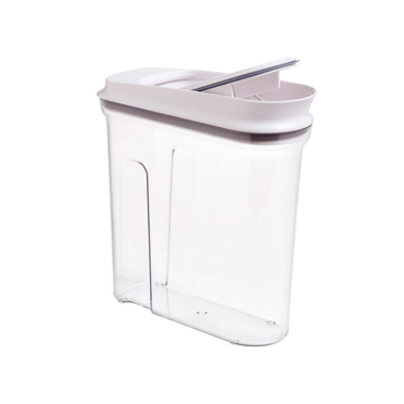 OXO Good Grips 1.2 Qt. Clear Rectangular SAN Plastic Food Storage Container  with White POP Lid