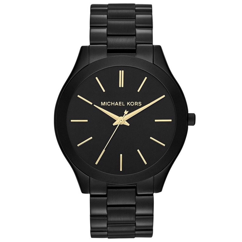 Michael Kors Women's Slim Runway Black 