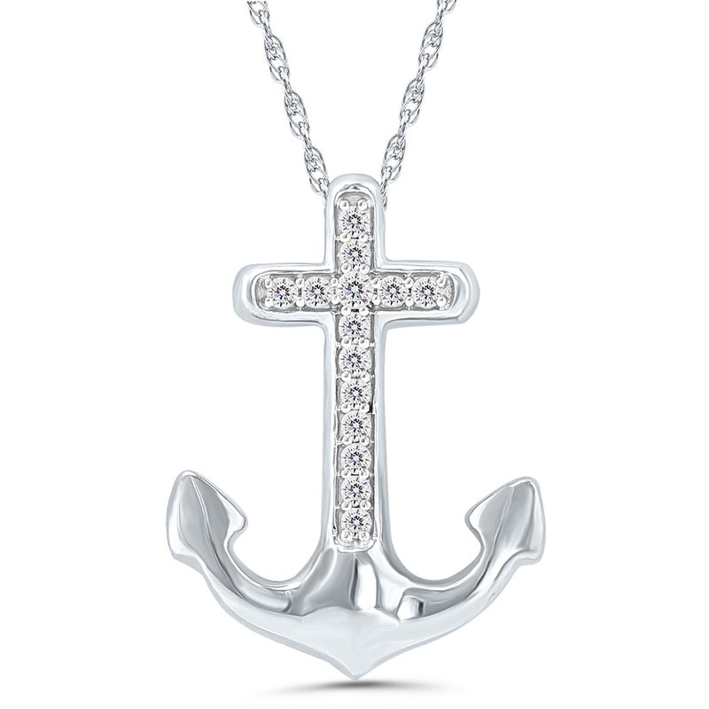 Shop Sydney Evan 14k Gold & Diamond Anchor Charm