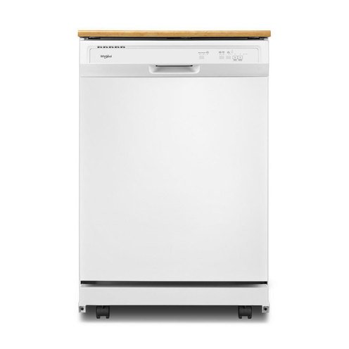 whirlpool portable dishwasher wdp370pahw