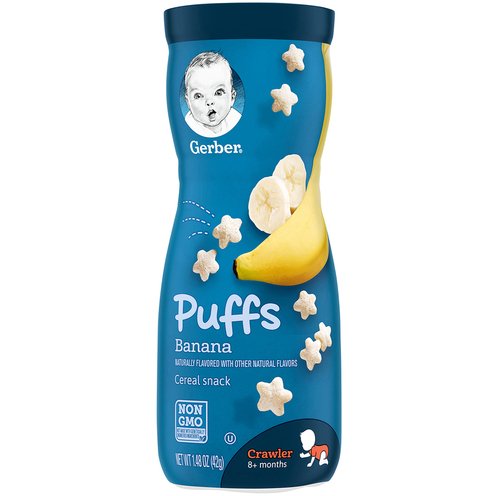 Gerber Banana Cereal Puffs, Baby Snacks Baby Shop