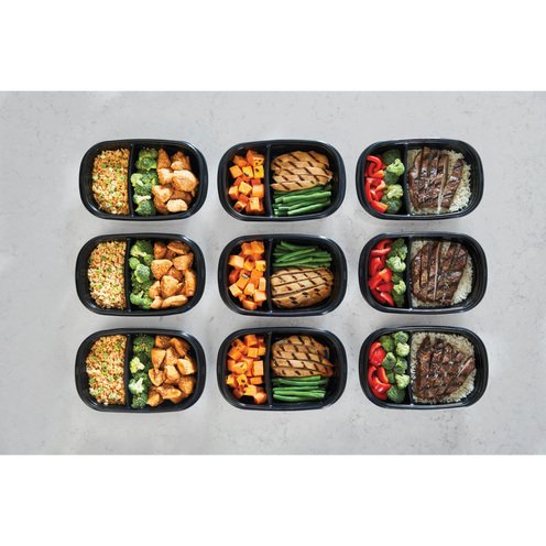 TakeAlongs® Food Storage 2.9 Cup Square Containers, Meal Prep