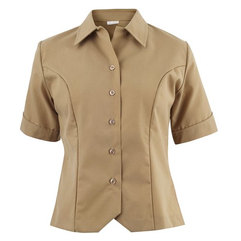 Usmc Women's Khaki Short Sleeve Shirt | Charlie And Delta | Military