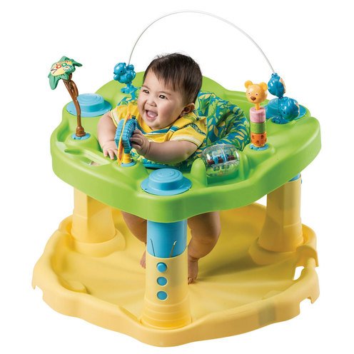 exersaucer with walker attached