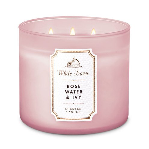 Bath & Body Works Rose Water & Ivy 3-wick Candle | Scented Candles