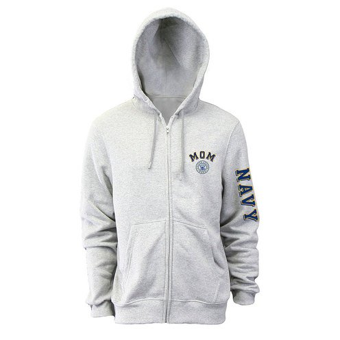 CNCPTS Melange Neoprene Zip Hoodie (Navy)