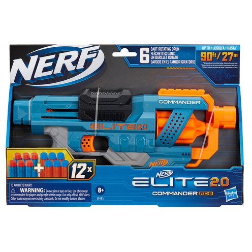Nerf Elite 2.0 Commander Rd-6 Blaster | Toy Blasters & Soakers