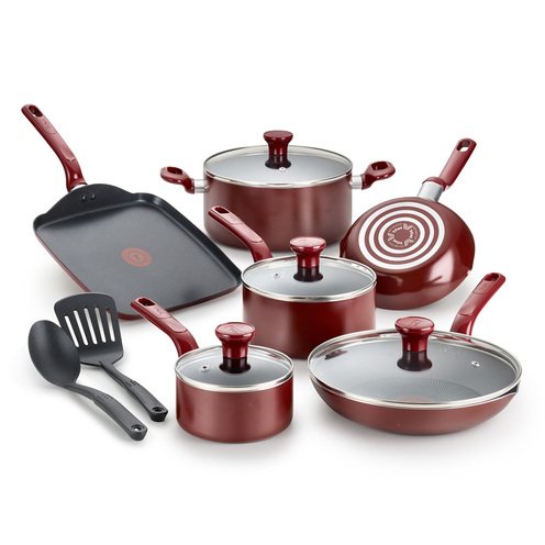waterstof Echt goud T-fal Easy Care Red 12-piece Cookware Set | Cookware Sets | For The Home -  Shop Your Navy Exchange - Official Site