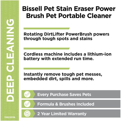 Pet Stain Eraser PowerBrush Brush
