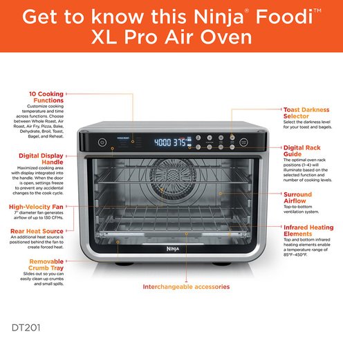 Ninja Foodi Xl Pro Air Fry Oven, Fryers